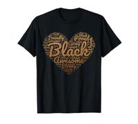 Fières Femmes mélanines Noires Juin et Mois de l'histoire des Noirs T-Shirt