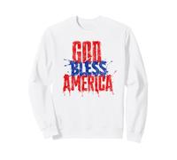 Fiers Anciens Combattants patriotes du Mémorial God Bless America Sweatshirt