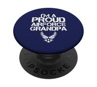 Fiers de l'US Air Force Grandpa Vétéran Grand-père Grand-père PopSockets PopGrip Adhésif