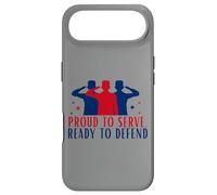 Fiers de Servir prêts à défendre la Garde Nationale de Tee, Patriotique Coque pour iPhone Air