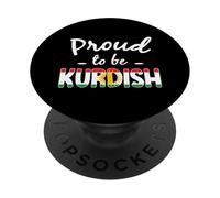 Fiers d'être Kurdistan Pride Disant l'identité kurde PopSockets PopGrip Adhésif