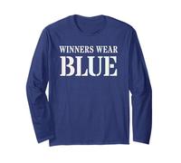Fiers gagnants Wear Blue School Spirit War Game Team Building Manche Longue
