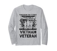 Fiers vétérans du Vietnam - La liberté n'est pas libre, je l'ai payé Manche Longue
