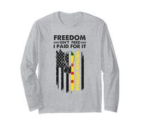 Fiers vétérans du Vietnam - La liberté n'est pas libre, je l'ai payé Manche Longue