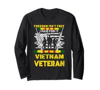 Fiers vétérans du Vietnam - La liberté n'est pas libre, je l'ai payé Manche Longue