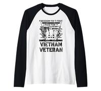Fiers vétérans du Vietnam - La liberté n'est pas libre, je l'ai payé Manche Raglan