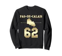Fierté 62 Pas-de-Calais Prestige Région Or Homme Femme Sweatshirt