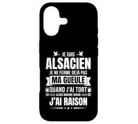 Fierté Alsacienne Humour Région Alsace Cadeau Vrais Alsacien Coque pour iPhone 17
