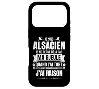 Fierté Alsacienne Humour Région Alsace Cadeau Vrais Alsacien Coque pour iPhone 17 Pro
