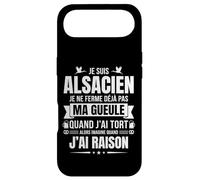 Fierté Alsacienne Humour Région Alsace Cadeau Vrais Alsacien Coque pour iPhone Air