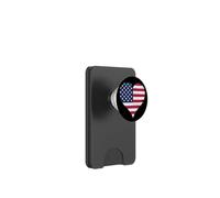 Fierté Américaine le 4 Juillet un Petit Drapeau Américain PopSockets PopWallet pour MagSafe