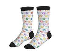Fierté Bouche Amour Cœur 12 Crew Socks Évacuant L'Humidité Chaussettes Rigolotes Chaudes Chaussettes Drole Trekking Ado Affaires 40Cm