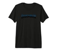 Fierté Caucasienne Texte Varsity Montagnes du Caucase Kavkaz T-Shirt Haut de Gamme