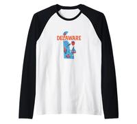 Fierté de l'État du Delaware Manche Raglan