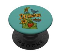 Fierté de l'État du Delaware PopSockets PopGrip Adhésif