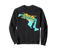 Fierté du Maryland : Art Coloré en Tournesols Sweatshirt