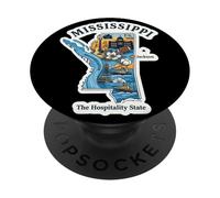 Fierté du Mississippi, État de l'Hospitalité PopSockets PopGrip Adhésif