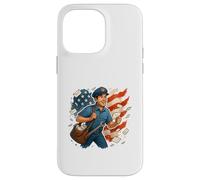 Fierté du Service des Travailleurs postaux américains Coque pour iPhone 14 Pro Max