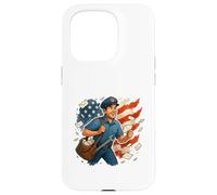 Fierté du Service des Travailleurs postaux américains Coque pour iPhone 15 Pro