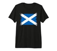 Fierté Écosse Drapeau Cool Fier Fan Écossais La Saint-André T-Shirt Haut de Gamme