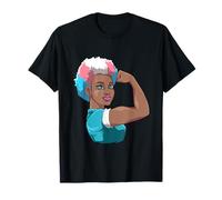 Fierté Et Puissance des Femmes Transgenres Noires Fortes T-Shirt