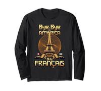 Fierté Française Anti America - Patriotisme économique Manche Longue