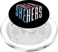 Fierté Gaie Femme Transsexuelle Elle Son Sienne Transgenre PopSockets PopGrip pour MagSafe