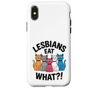 Fierté Lesbienne subtile : Les Lesbiennes mangent Quoi Coque pour iPhone X/XS
