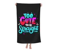 Fierté LGBT Gay Serviette De Bain Grande Drap De Bain Séchage Rapide Serviette De Plage pour Fitness Gym Piscine Natation 80X130Cm