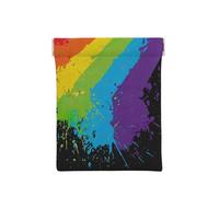 Fierté LGBT Rainbow Splat, Sac de Rangement pour Femmes, Portefeuille supérieur à Presser, Petit Porte-Monnaie, Pochette de Changement