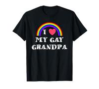 Fierté LGBTQI J'aime Mon Grand-père Gay T-Shirt