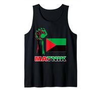 Fierté martiniquaise Poing Levé et Drapeau Martinique Débardeur