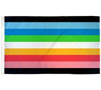 Fierté Queer Drapeaux De Jardin 90X150Cm Personnalisée Drapeau De Cour Résistant Bannières De Pour Clubs Toutes Les Saisons Cour