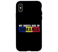 Fierté roumaine Mes Racines sont en Roumanie Coque pour iPhone X/XS