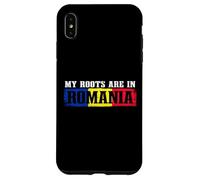 Fierté roumaine Mes Racines sont en Roumanie Coque pour iPhone XS Max
