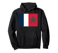 Fierté Simple Franco Marocain Drapeau France Maroc Sweat à Capuche