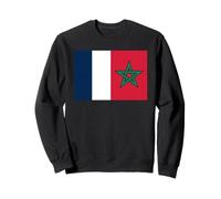 Fierté Simple Franco Marocain Drapeau France Maroc Sweatshirt