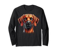 Fierté tête Rhodesian Ridgeback comme portrait coloré Manche Longue