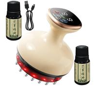 Fierudeng Appareil de Massage Anti-Cellulite | Dispositif de Ventouse Électrique,Appareil de Grattage Chauffant Intelligent avec 9 Niveaux pour les Muscles le Cou l'Abdomen les Cuisses les Fesses le