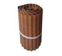 Fierudeng Bordure De Jardin | Bordure de Pelouse - Clôture Métallique Flexible Ondulée 10m pour Gravier Terrasse Extérieure Piscine Aire De Jeu Parterre Allée