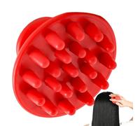 Fierudeng Exfoliant Pour Le Cuir Chevelu | Peignes Grattoirs En Silicone Stimulant La Croissance,Masseur De Shampooing Stimulant La Croissance,Pour Douche Nettoyage Soin À Domicile Beauté Spa Pour