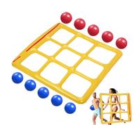 Fierudeng Jeu de Piscine | Jeux Aquatiques pour Adolescents,Flotteur Gonflable avec 10 Balles Activités Extérieur pour Lac Plage Jardin Famille au Jardin