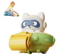 Fierudeng Jouets de Voiture | Véhicules À Friction Appuie pour Avancer,Voiture De Course Avion Spatial Mignon,pour Garçons Maison Voyage École Maternelle Anniversaire Noël Fête des