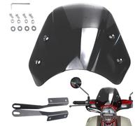 Fierudeng Pare-Brise Moto Déviation Aéro Vent Pluie Insectes