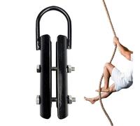 Fierudeng Pince pour Corde d'escalade, Crochet d'attache pour Battle Rope, Accessoires d'Équipement d'exercice pour Débutants Enthousiastes de Fitness et Résidents d'Appartement