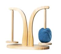 Fierudeng Porte-fil à tricoter - Support de bobine rotatif - Porte-fil magnétique rotatif pour éviter les enchevêtrements et les gouttes de sol et rendre votre tricot plus efficace