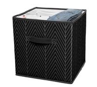 Fierudeng Rangement en tissu pour armoire | Organisateur de cube pliable en tissu avec poignées - Panier de rangement empilable pour chambre à coucher, pantalons, sous-vêtements, pulls