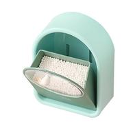 Fierudeng Support portable, boîte de rangement de maquillage, Étui de rangement cosmétique transparent anti-poussière, Étui Portable pour cotons-tiges, boîte de maquillage murale pour rouges à lèvres,