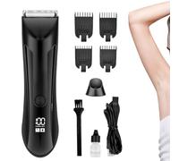 Fierudeng Tondeuse à Barbe pour Hommes,Épilateur Intime Imperméable | Tondeuse Rechargeable de Précision pour Corps Visage Moustache Nez Voyage