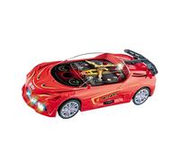 Fierudeng Voiture Cascadeur | Design Horloge Réglable avec Lumières et Musique pour,Jouets de Voitures Cascades pour,pour Anniversaire Noël Pâques Maison Jardin Salle de Classe Intérieur